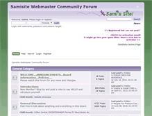 Tablet Screenshot of forum.samisite.com